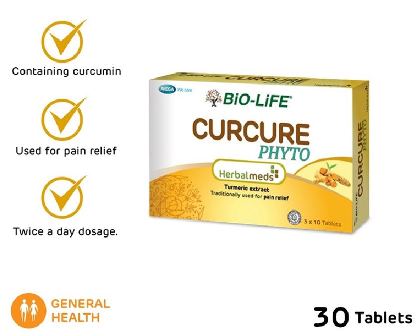 BIOLIFE Curcure Phyto 30 Tablets