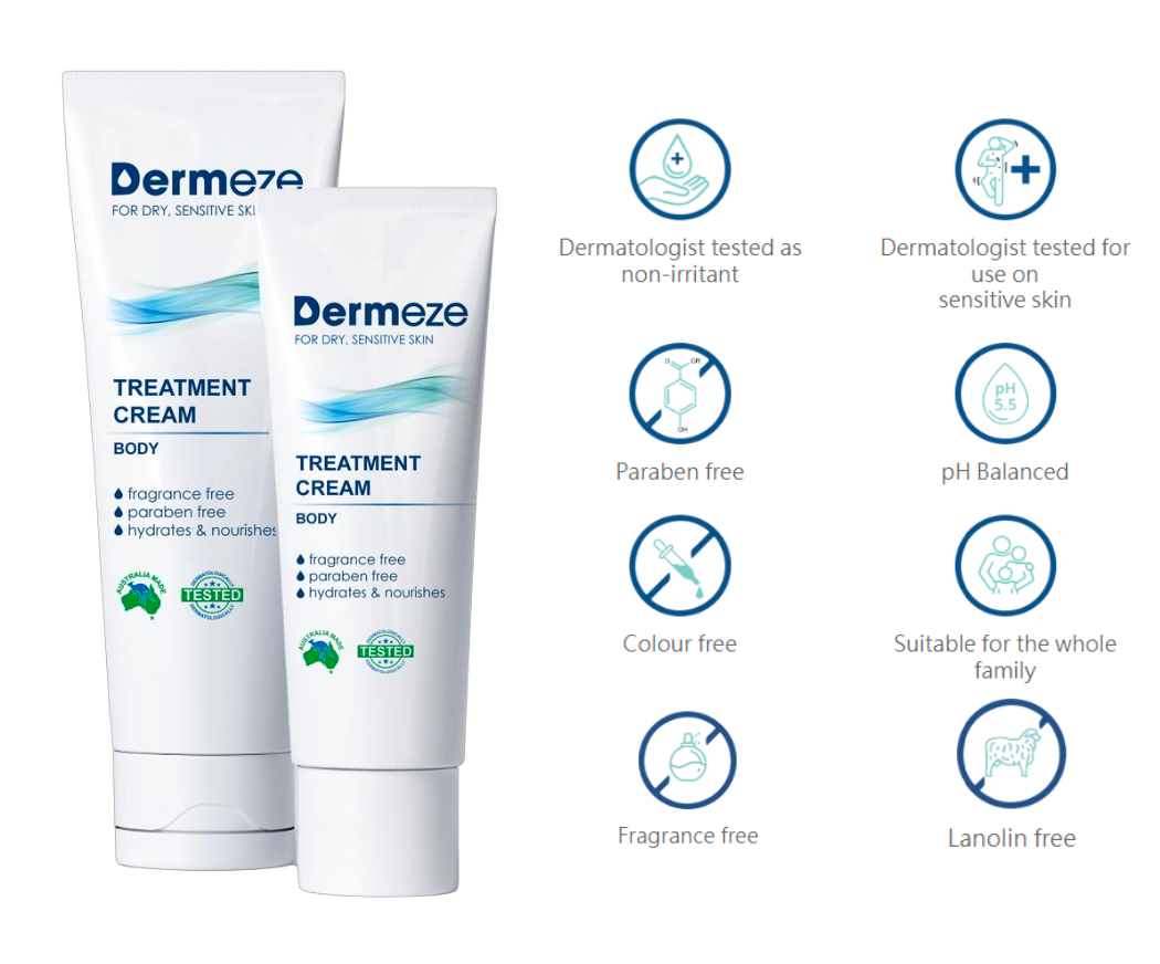 Dermeze Treatment Cream For Body 40g / 100g