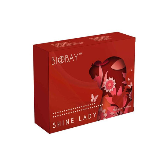 BIOBAY Shine Lady (60's x 420mg) Women's Wellness Vege Cap | Kacip Fatimah Ashwagandha Chaste Berry Pine