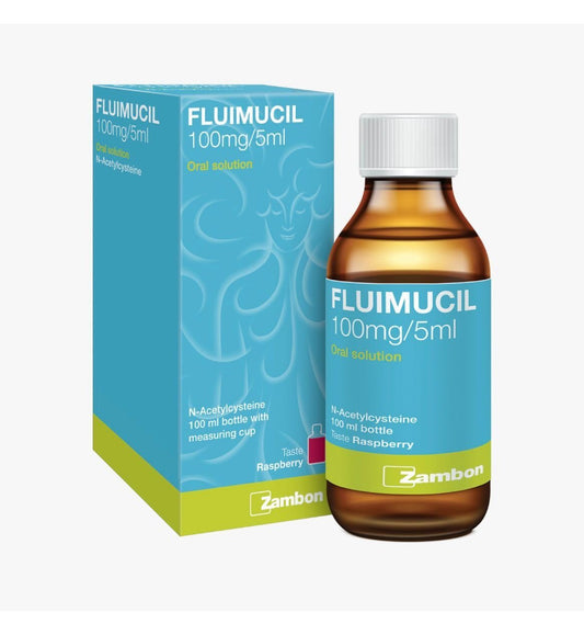 Fluimucil Oral Solution 100mg / 5mL 100mL