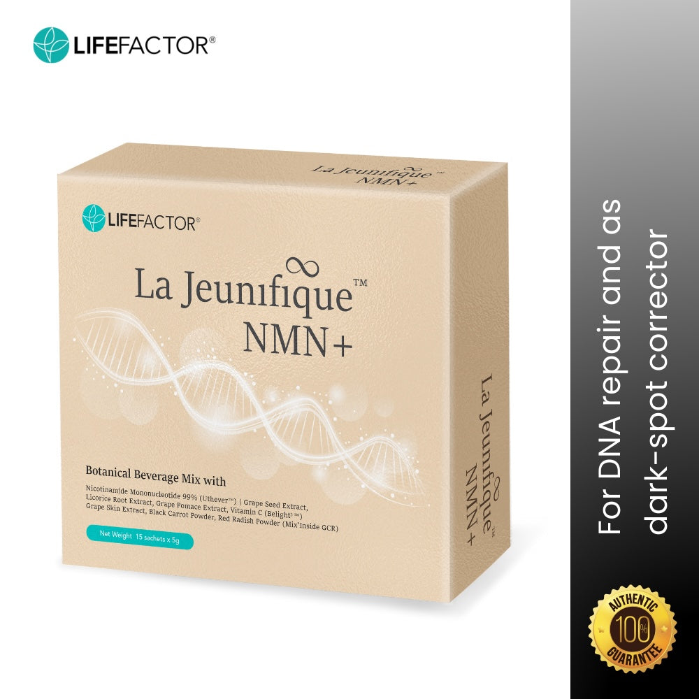 LIFE FACTOR® La Jeunifique™ NMN+ Experience Cellular Rejuvenation as Everlasting Light 15's