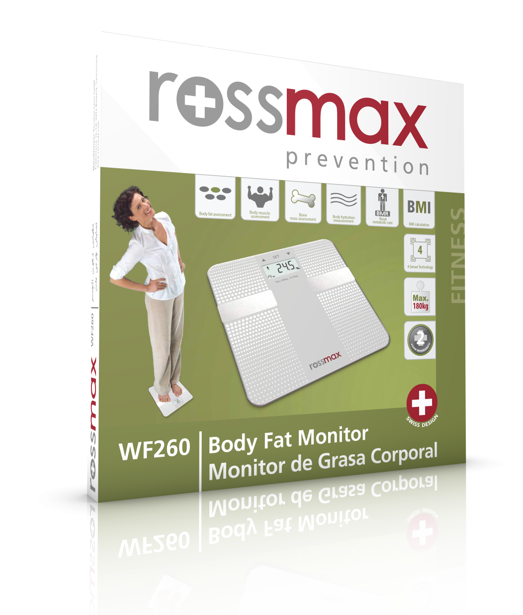 Rossmax Body Fat Monitor with scale (WF260)