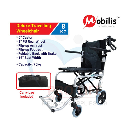 MO 9003L Aluminium Travel Wheelchair
