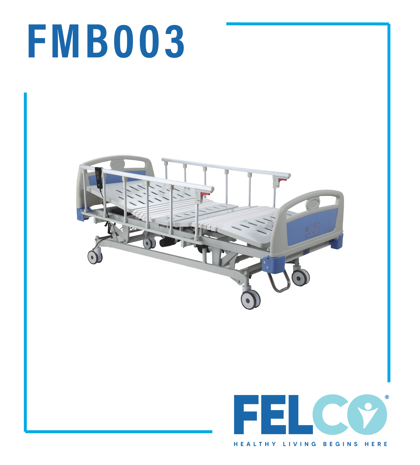 FMB003 Hospital Hi Lo Bed- Double Fowler (Manual)