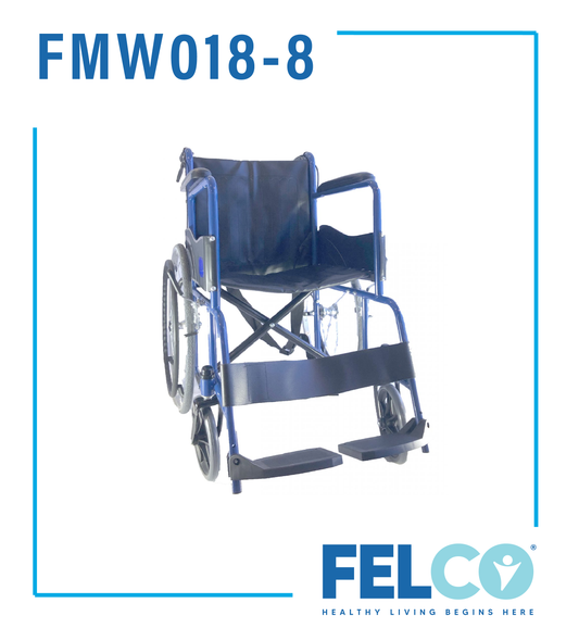 FMW018-8 ELCO Semi Lightweight Wheelchair with Handbrake