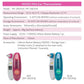 Nissei Mini Ear Thermometer -(with 4 probes covers) Light Blue / Light Red - 2 Years Warranty (MT-30CPLB)