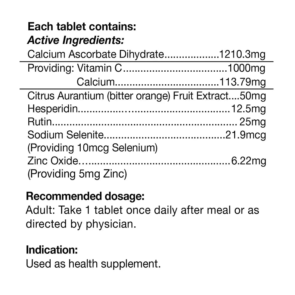 Vitamode Buffered C Plus Tablets 30's (Vitamin C)