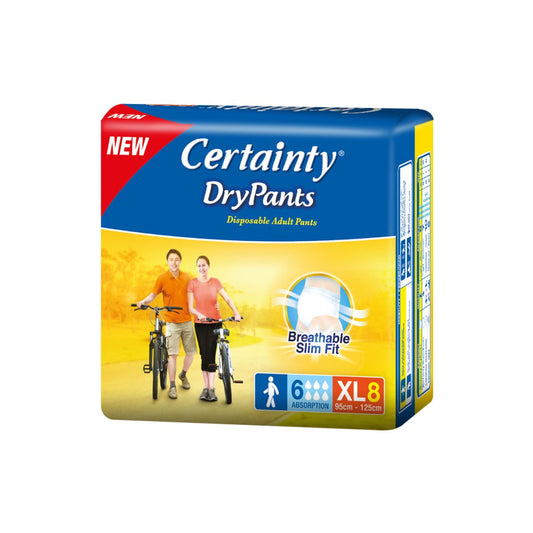 Certainty Drypants Disposable Adult Pants XL 8's