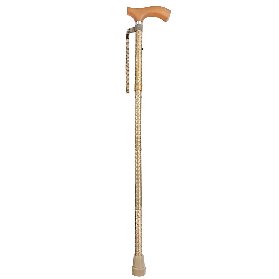 Engraved Gold Cane by The Cane Collective