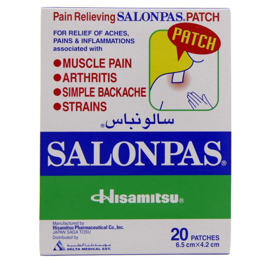 Hisamitsu Salonpas Patch 20's for Pain Relief