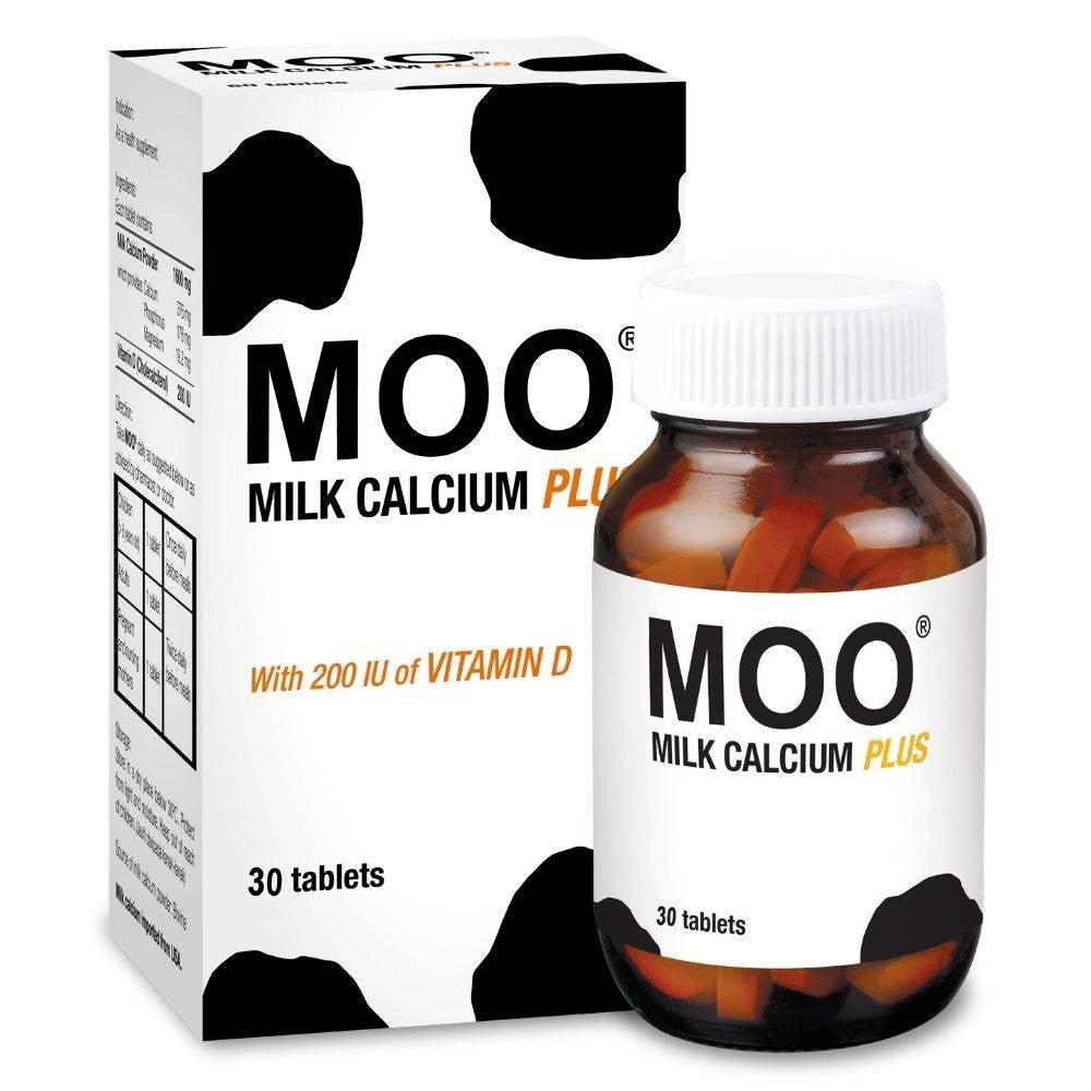 Moo Milk Calcium Plus 30's For Bones