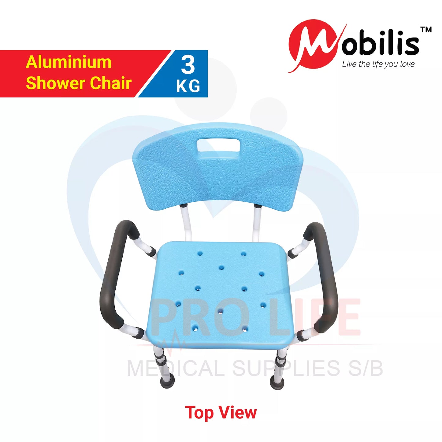 Aluminium Shower Chair Kerusi Tandas MO 798LQ-A