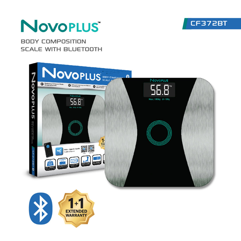 Novoplus Body Composition Scale With Bluetooth CF372BT