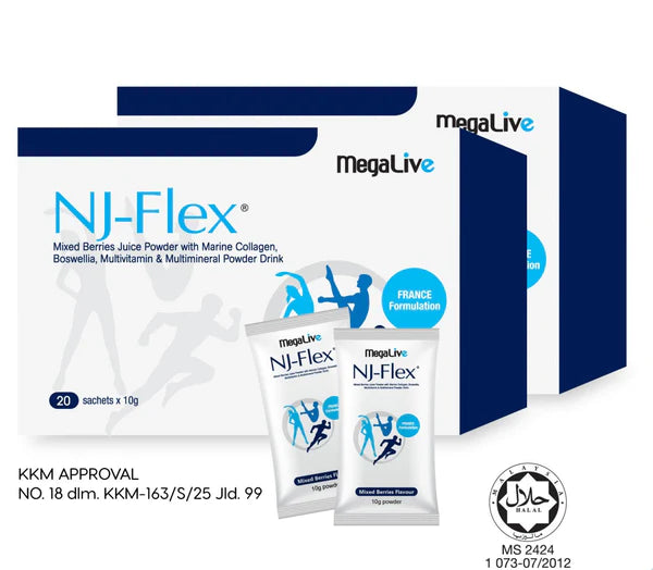 MegaLive NJ-Flex 20's / 20's x 2 Sachets (NJ Flex)
