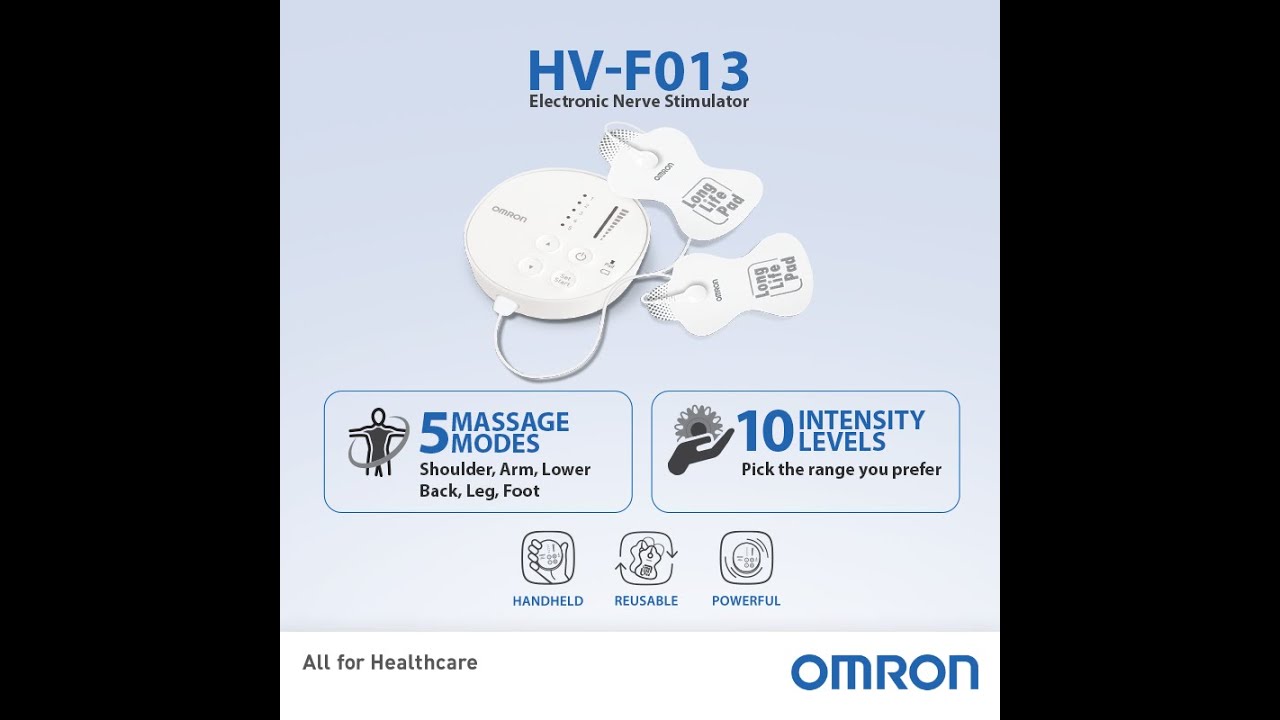 Omron Electronic Nerve Stimulator TENS Massager HV-F013