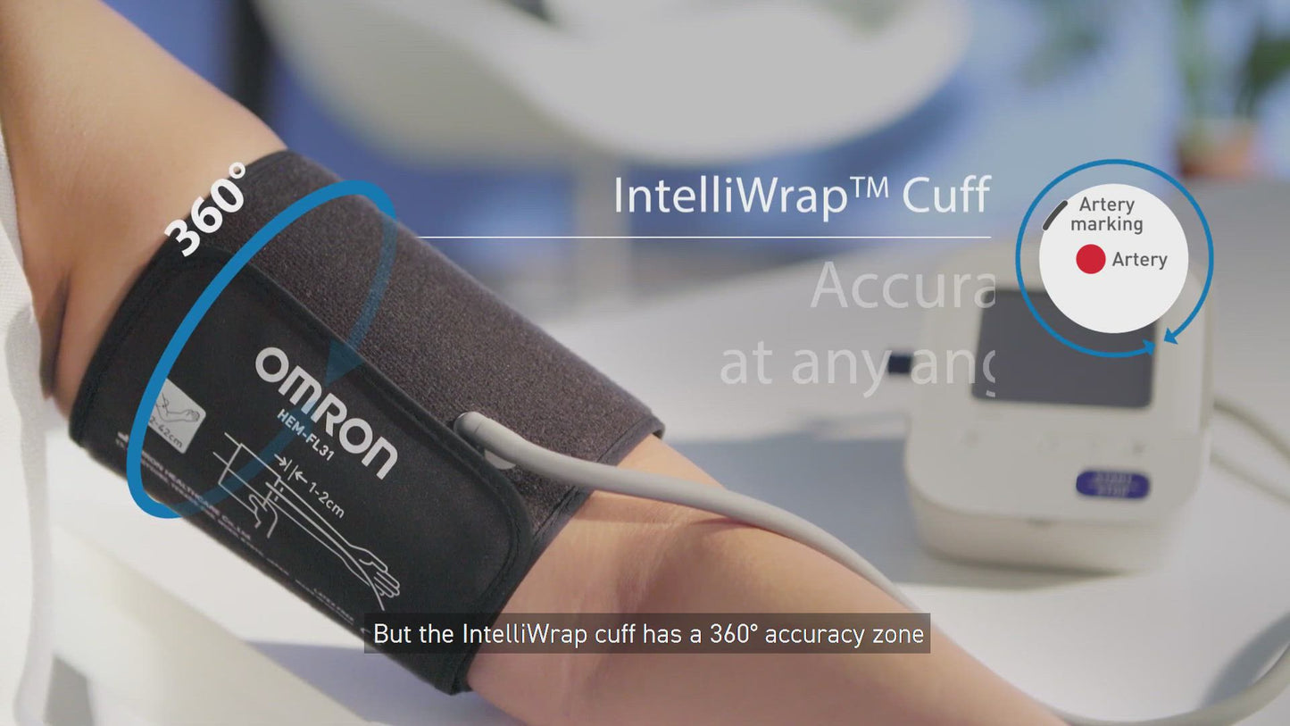 Omron MY HEM-7156 with IntelliWrap™ 360° accuracy 