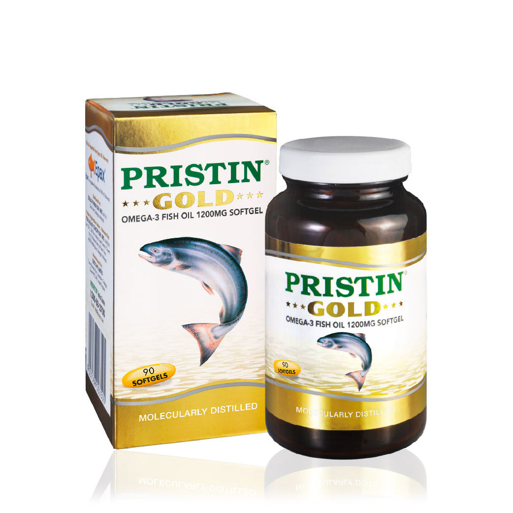 Pristin Gold Omega-3 Fish Oil 1200mg Softgel 90's