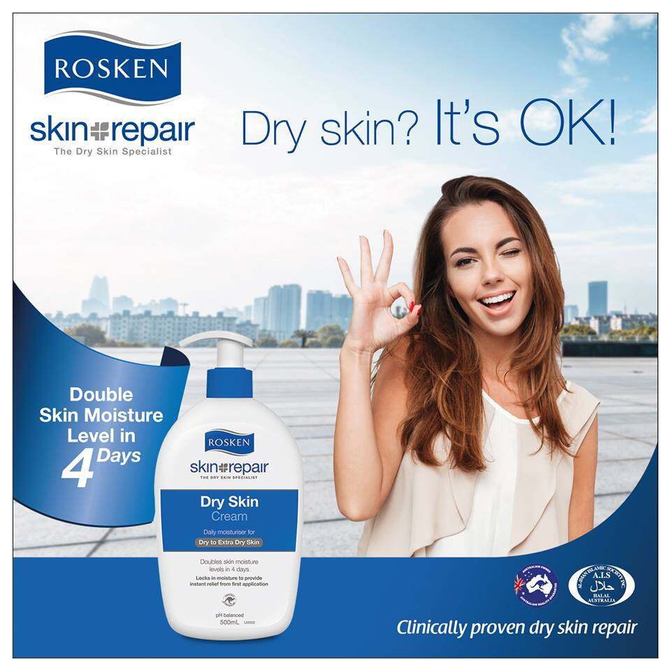 Rosken Skin Repair Dry Skin Cream 500mL