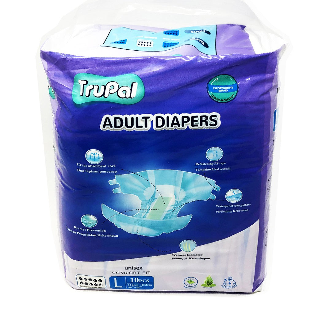 Trupal Supreme Adult Diaper L 10's