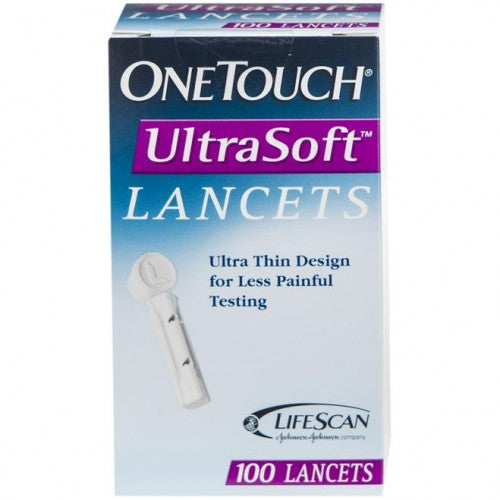 One Touch Ultra Soft Lancets 100's