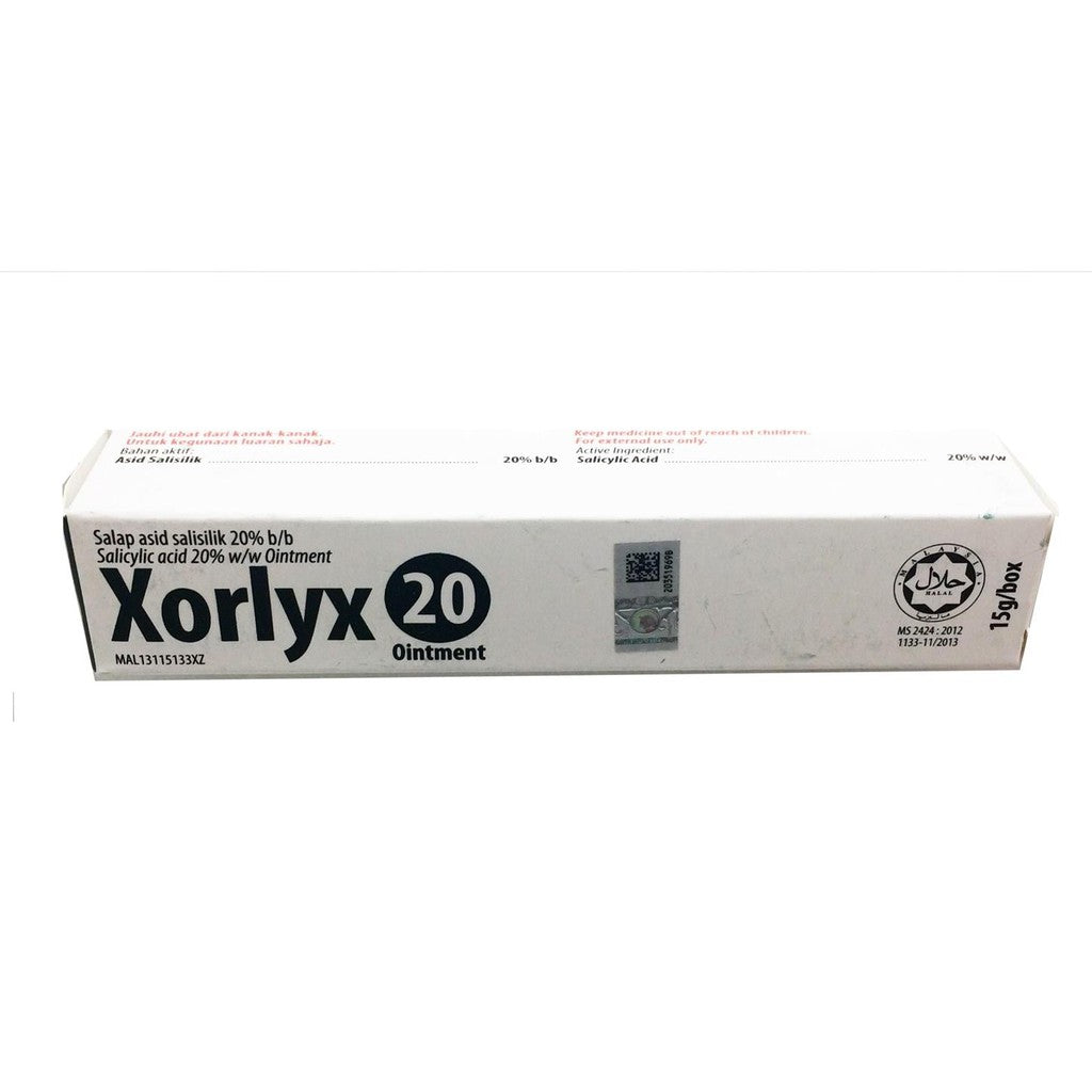 Xorlyx 20 Ointment (Salicylic Acid 20% w/w) 15g