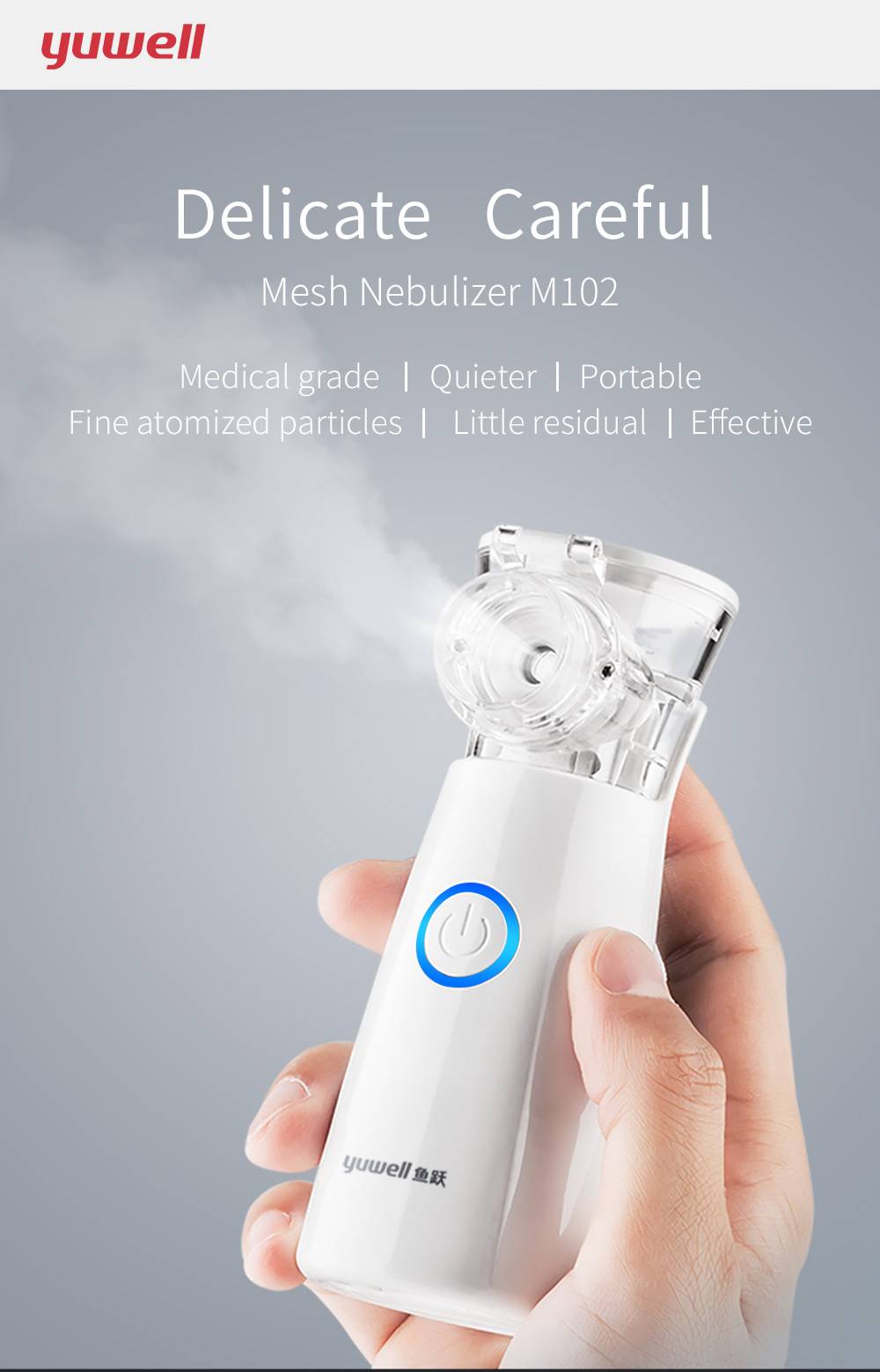 yuwell Mesh Nebulizer M102 Handheld Portable