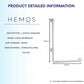 Hemos L Shape Safety Toilet Grab Bar [HM-88026-W]